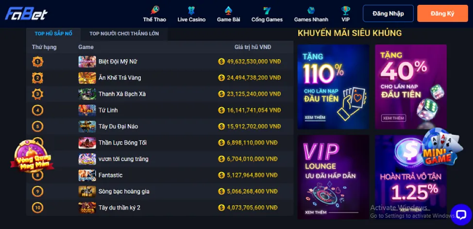 Khuyến mãi đá gà w88gate win